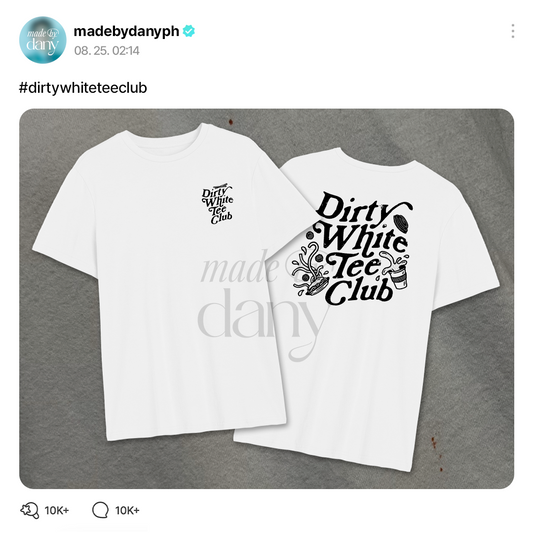 Shirt | #dirtywhiteteeclub