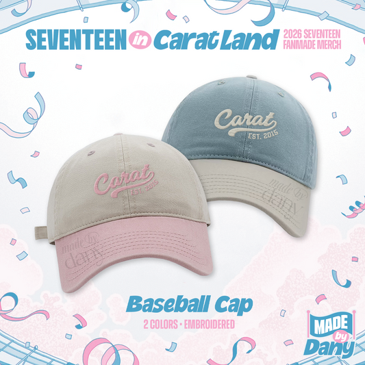 [Pre-Order] Baseball Caps | Carat Land 2026