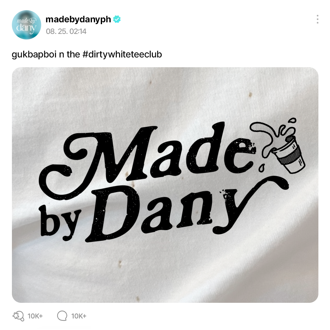 Shirt | #dirtywhiteteeclub