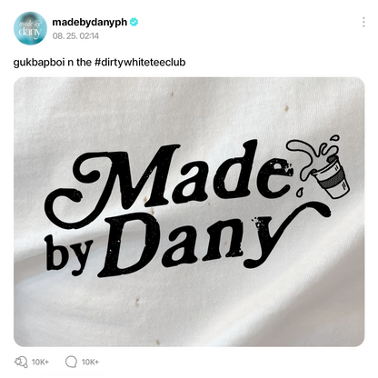 Shirt | #dirtywhiteteeclub