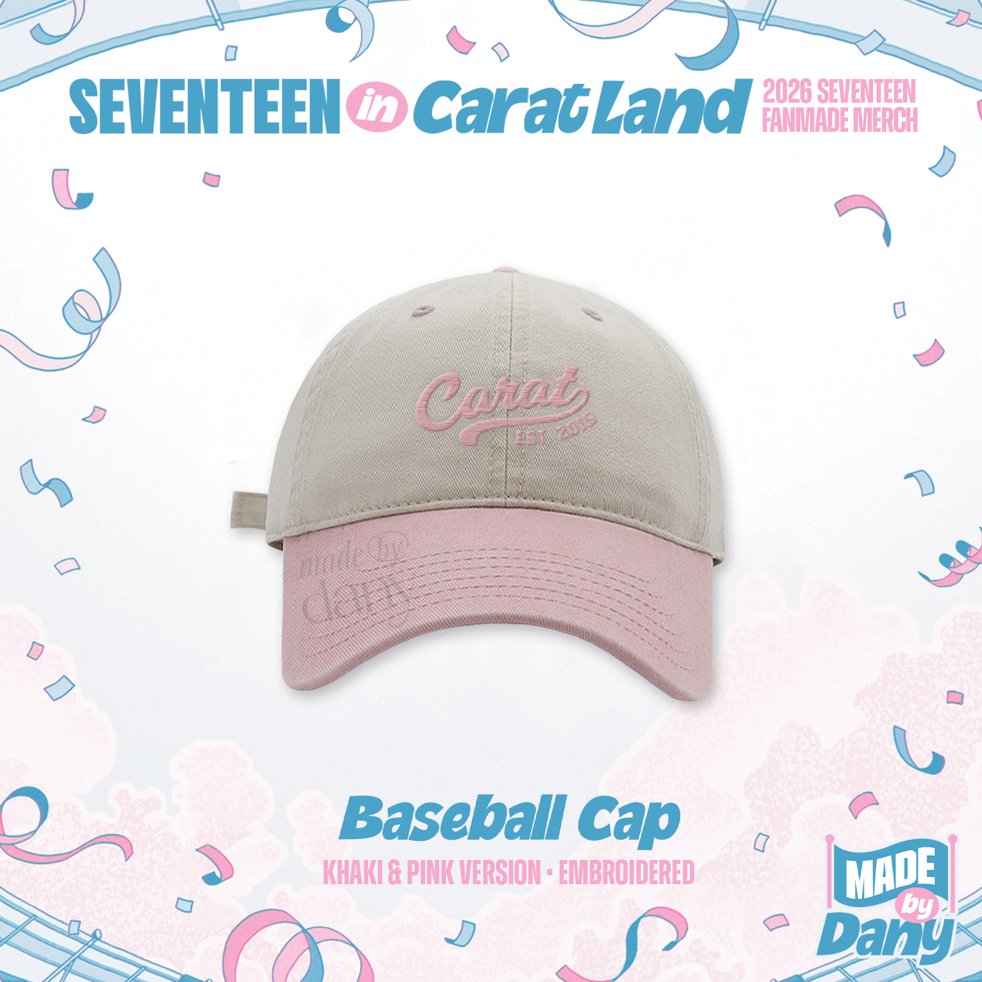 [Pre-Order] Baseball Caps | Carat Land 2026