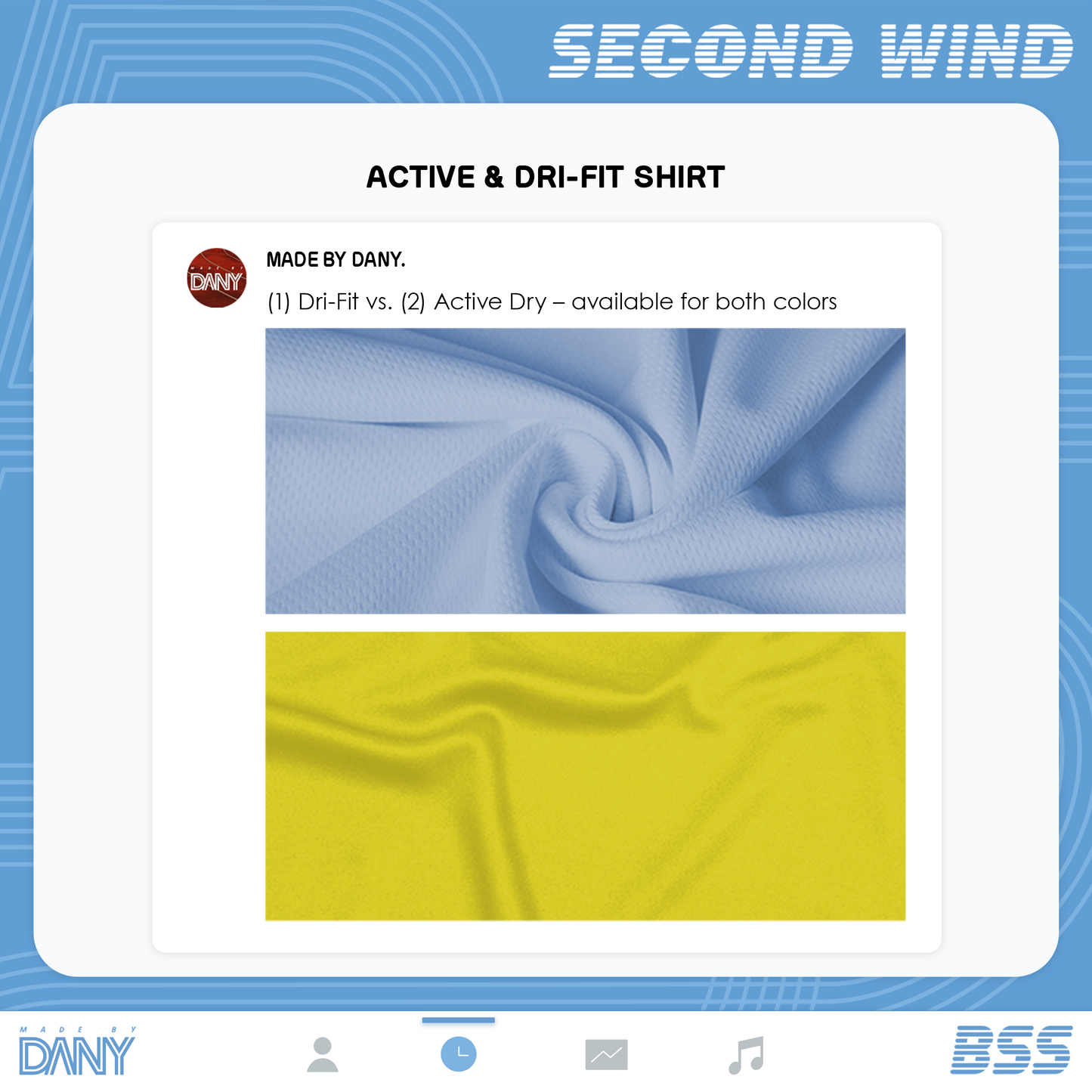 Active & Dri-Fit Shirt | BSS Second Wind
