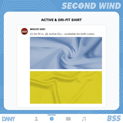 Active & Dri-Fit Shirt | BSS Second Wind