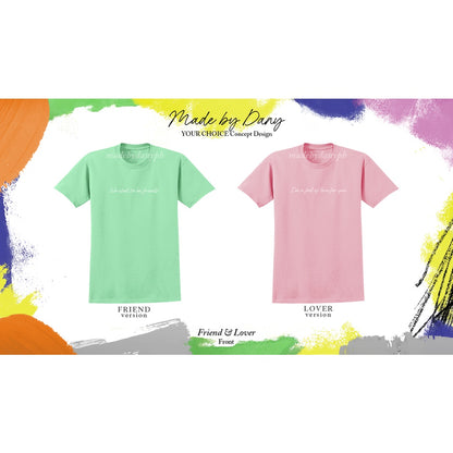 Friend & Lover Shirts | Your Choice